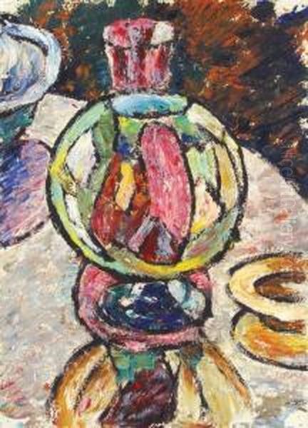 Three Still Lifes Oil Painting by Cyril Edward Power