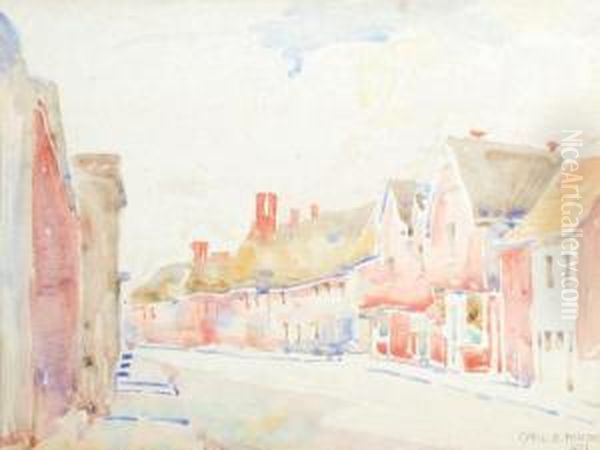 Lavenham Oil Painting by Cyril Edward Power