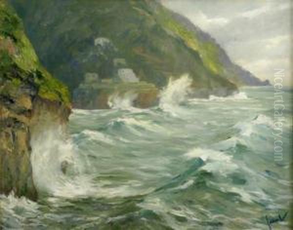The Saracen Tower Oil Painting by Cyril Edward Power