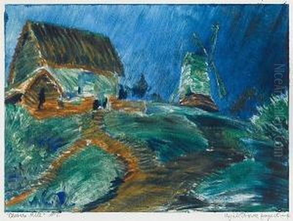 Clovers Mill No.1 Oil Painting by Cyril Edward Power