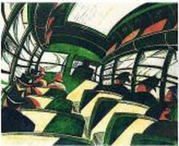 The Sunshine Roof (c. Cep.39) Oil Painting by Cyril Edward Power
