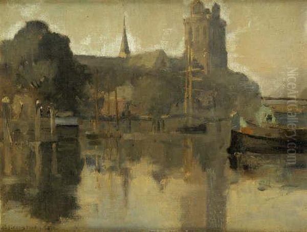 Priestman Oil Painting by Bertram Walter Priestman