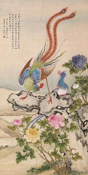 Phoenix Oil Painting by Shen Quan
