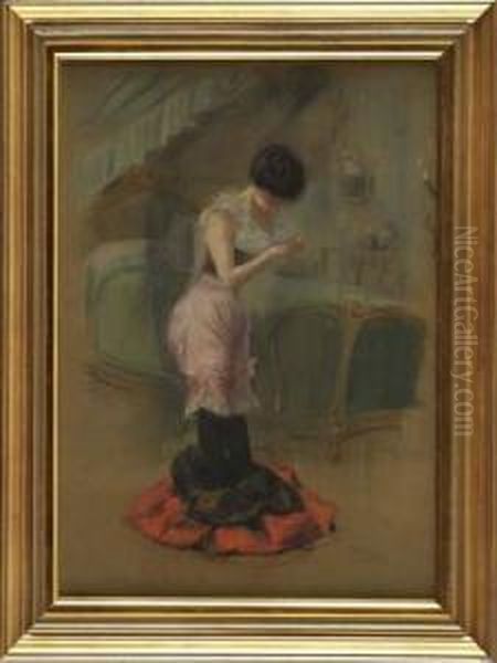 Elegante A L'heure Du Coucher Oil Painting by Pierra Ribera