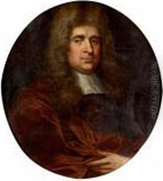 Portrait Of A Gentleman Oil Painting by Richardson. Jonathan