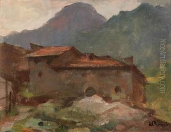 Paesaggio Montano Oil Painting by Emilio Rizzi