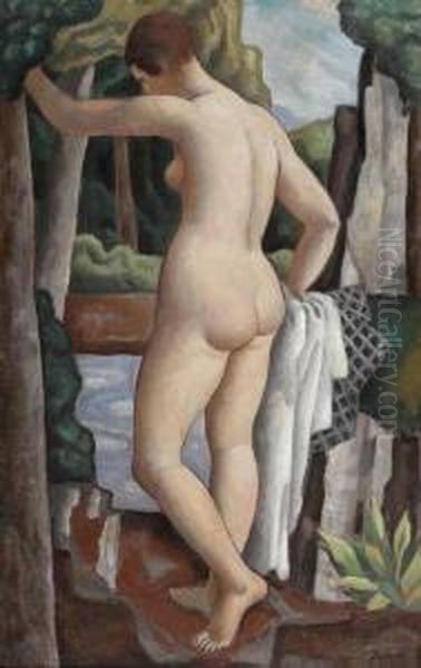 Nu Debout Oil Painting by Theophile Paul Robert