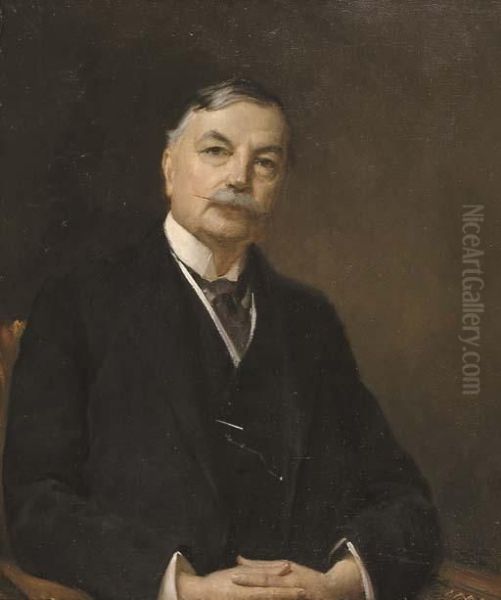 Coughlan Portrait Oil Painting by Tom Roberts