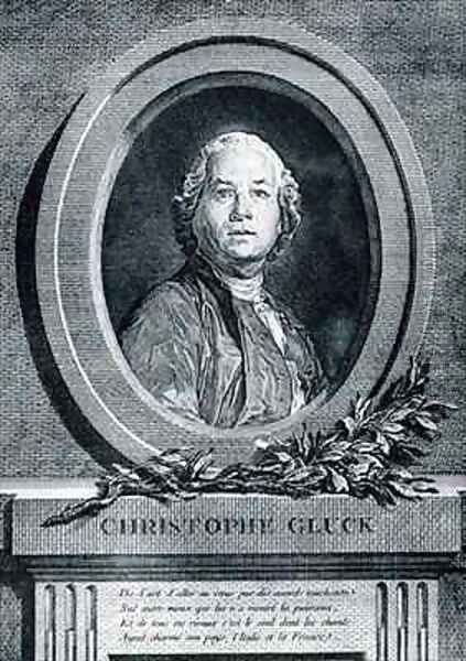 Portrait of Christoph Gluck German composer Oil Painting by Joseph Siffrein Duplessis