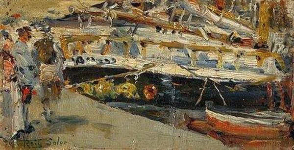 Puerto. Oil Painting by Joan Roig Soler