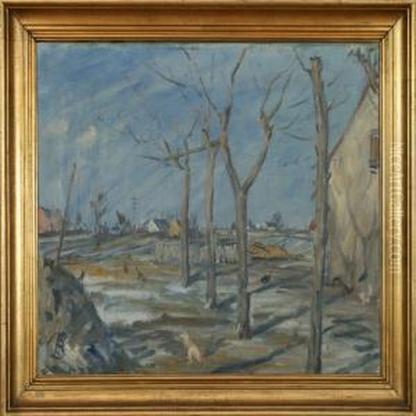Landscape Oil Painting by Peter Rostrup Boyesen