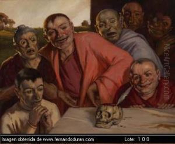 Senza Titolo Oil Painting by Daniel Sabater Y Salabert