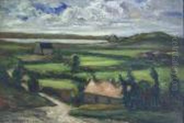 Tregastel Oil Painting by Georges-Hanna Sabbagh