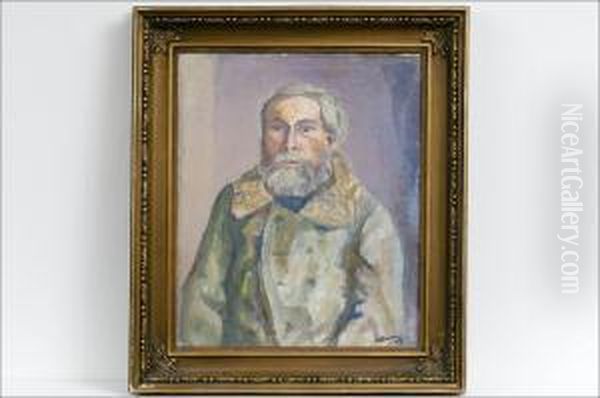 Muotokuva- Portratt. Oil Painting by Tyko Sallinen
