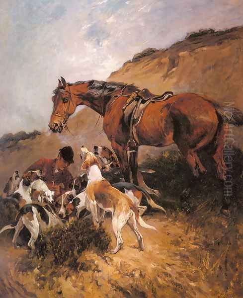 Gone To Ground Oil Painting by John Emms