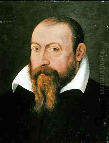 Jacques Dalechamps 1513-88 Oil Painting by Pierre Eskrich