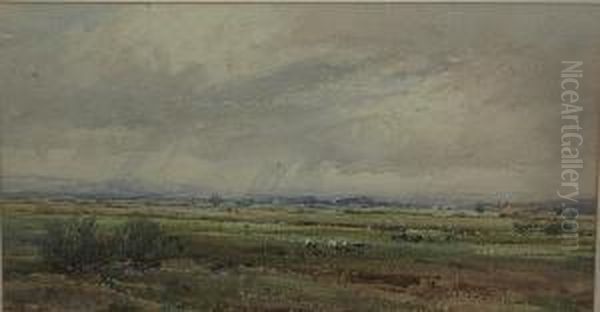 The Moss, Near Lancaster Oil Painting by Arthur Reginald Smith