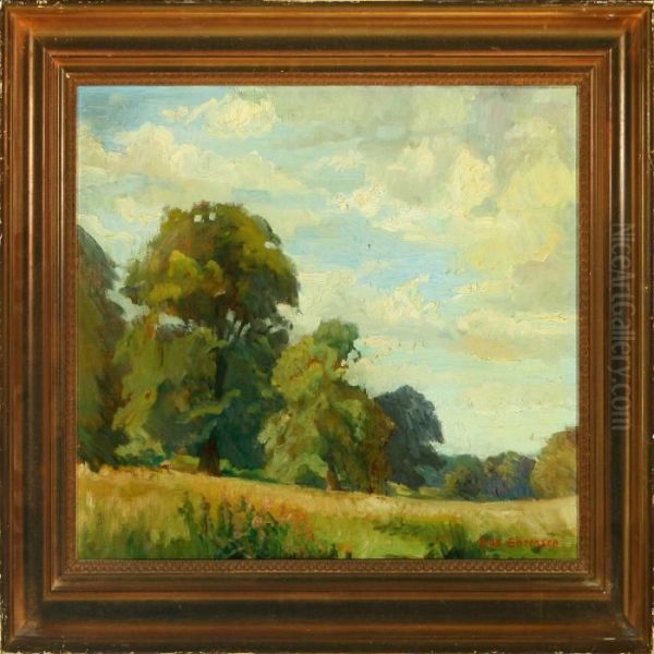 Dyrehaven Oil Painting by Jens Sorensen