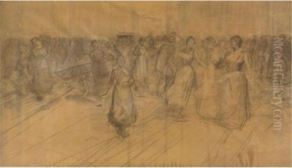 Corso Garibaldi Oil Painting by Giovanni Sottocornola