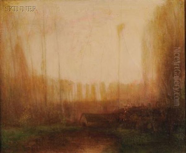 Landscape With House Oil Painting by Robert Macaulay Stevenson