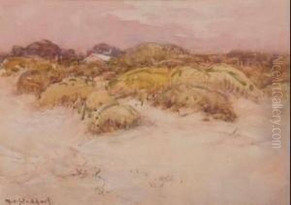 Sumner Beach, Christchurch Oil Painting by Margaret Olrog Stoddart