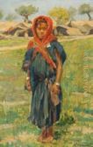 Khiria Oil Painting by Vito Stracquadaini