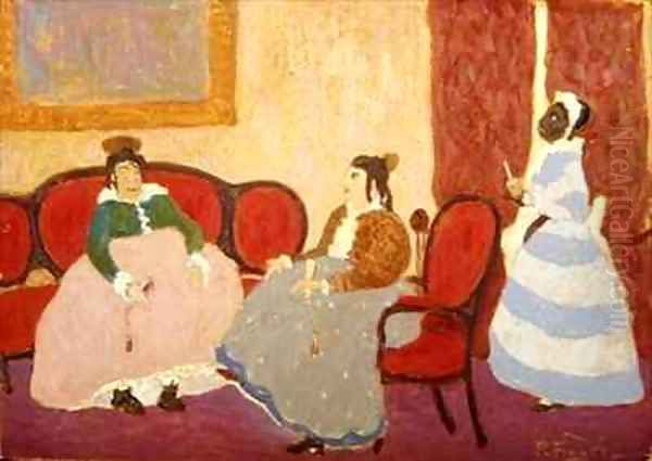 Los Mirinaques Oil Painting by Pedro Figari