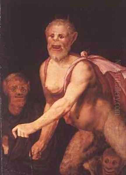 Devils Oil Painting by Frans, the elder Floris