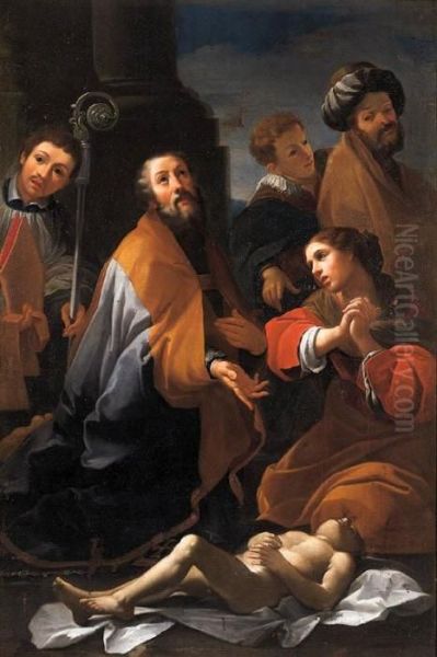 Miracolo Di San Martino Vescovo Oil Painting by Alessandro Tiarini