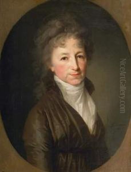 Portrait Of A Lady Oil Painting by Johann Friedrich August Tischbein