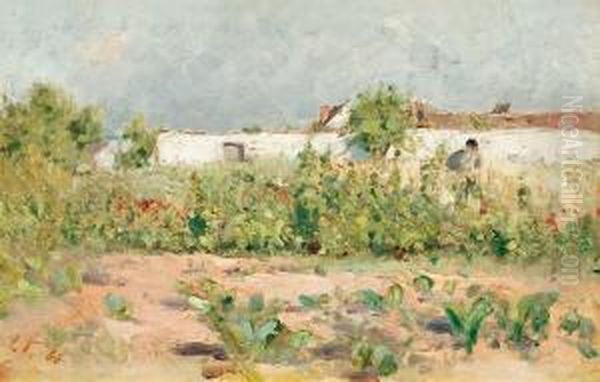 Motiv Fran Grez Oil Painting by Carl Tragardh