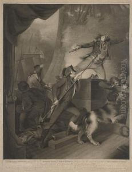 Captain Lewis Mortlock Oil Painting by Joseph Mallord William Turner