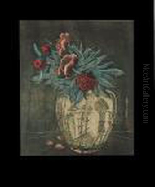 A Large Wood-block Oil Painting by Yoshijiro Urushibara