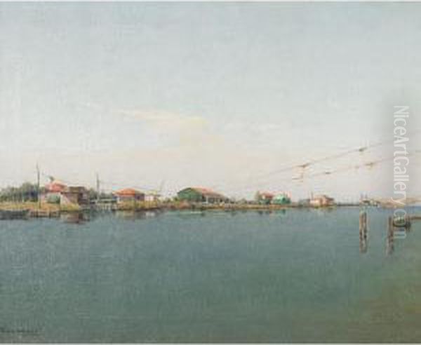 Calm Waters Oil Painting by Memo Vagaggini