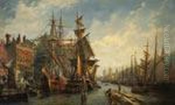 ''amsterdam'' Oil Painting by Petrus van der Velden