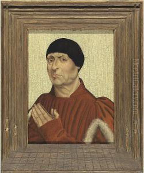 Portrait Of A Man Oil Painting by Rogier van der Weyden