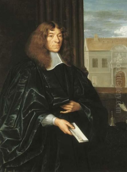 Portrait Presume De Jean De Gomont, Administrateur De L'hopital Dela Pitie Oil Painting by Jacob van Loo