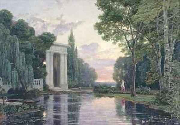 The Twilight Walk Oil Painting by Francis Oliver Finch