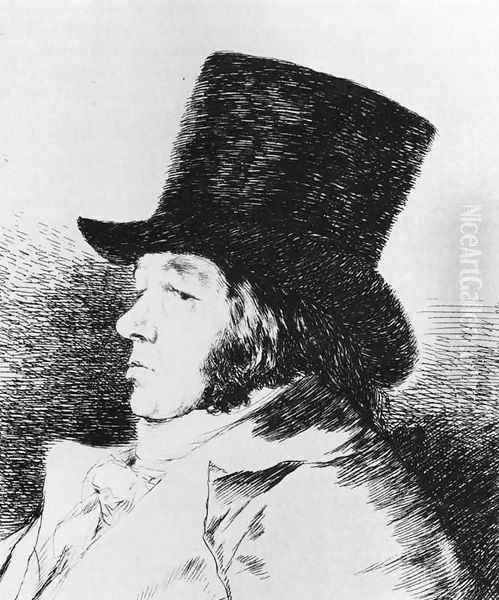 Self-Portrait 2 Oil Painting by Francisco Goya Fuendetodos