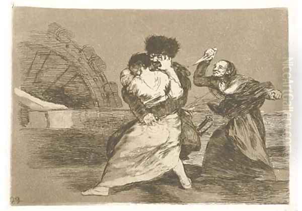 Los Desastres de la Guerra Oil Painting by Francisco Goya Fuendetodos
