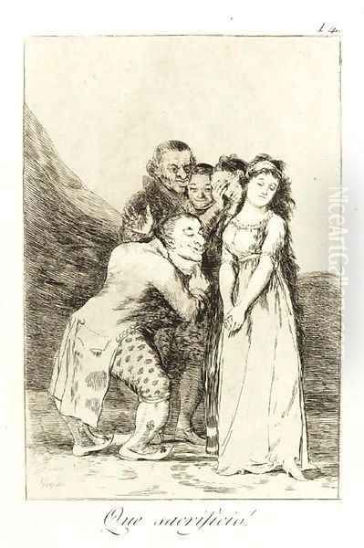 Tantalo 2 Oil Painting by Francisco De Goya y Lucientes