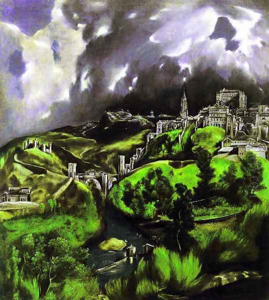 A View of Toledo by El Greco (Domenikos Theotokopoulos)