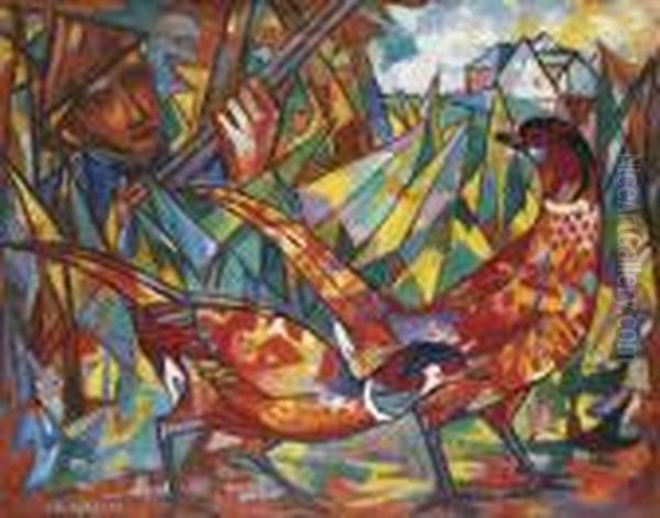 Le Chasseur A L'affut Oil Painting by Charles Walch