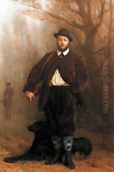 Portrait Of Eduoard Delessert Oil Painting by Jean-Leon Gerome