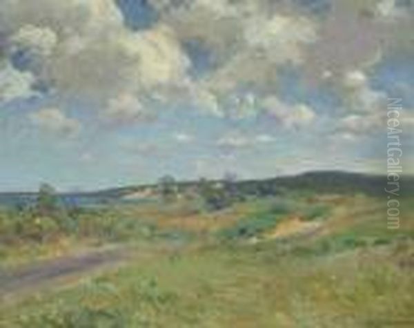 Shelter Island Oil Painting by Irving Ramsay Wiles