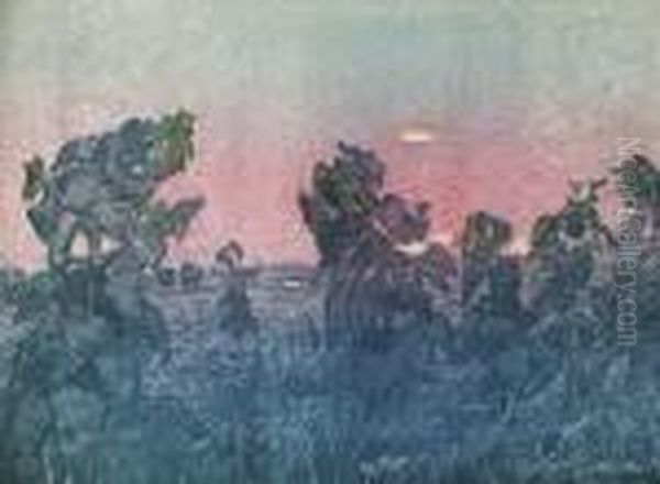 Sloneczniki Oil Painting by Jan Wojnarski