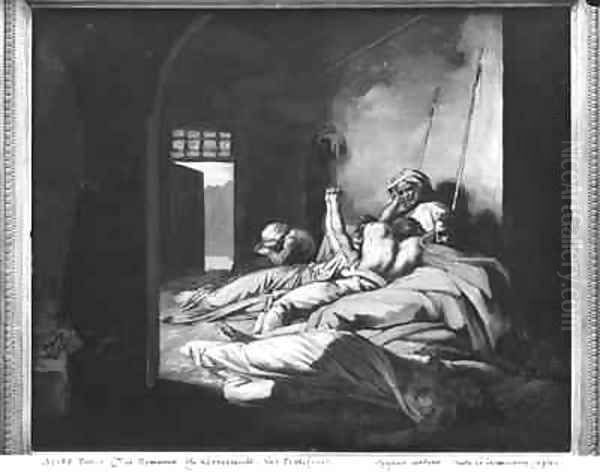 Plague Victims Oil Painting by Theodore Gericault