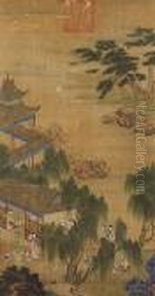 Ying Oil Painting by Qiu Ying