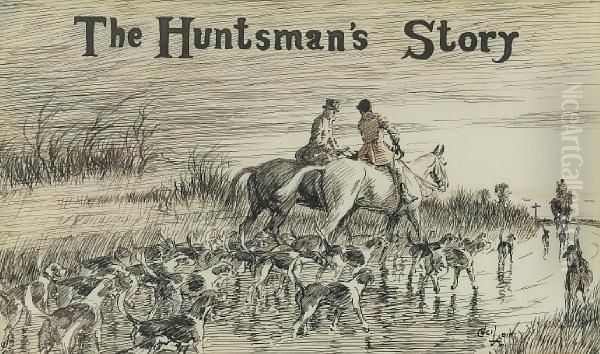 The Huntsman's Story Oil Painting by Cecil Charles Aldin