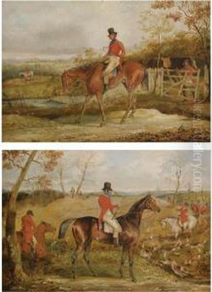 Drawing Cover; And Homeward Bound Oil Painting by Henry Thomas Alken